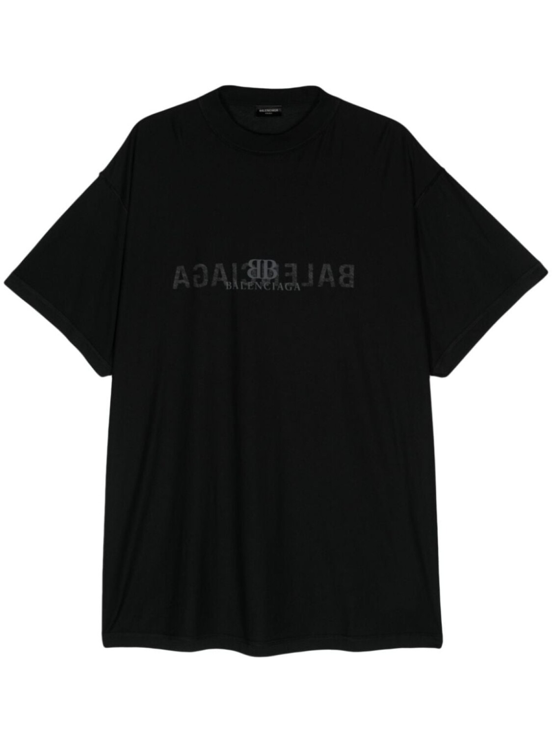 

Balenciaga футболка из хлопка с логотипом, черный