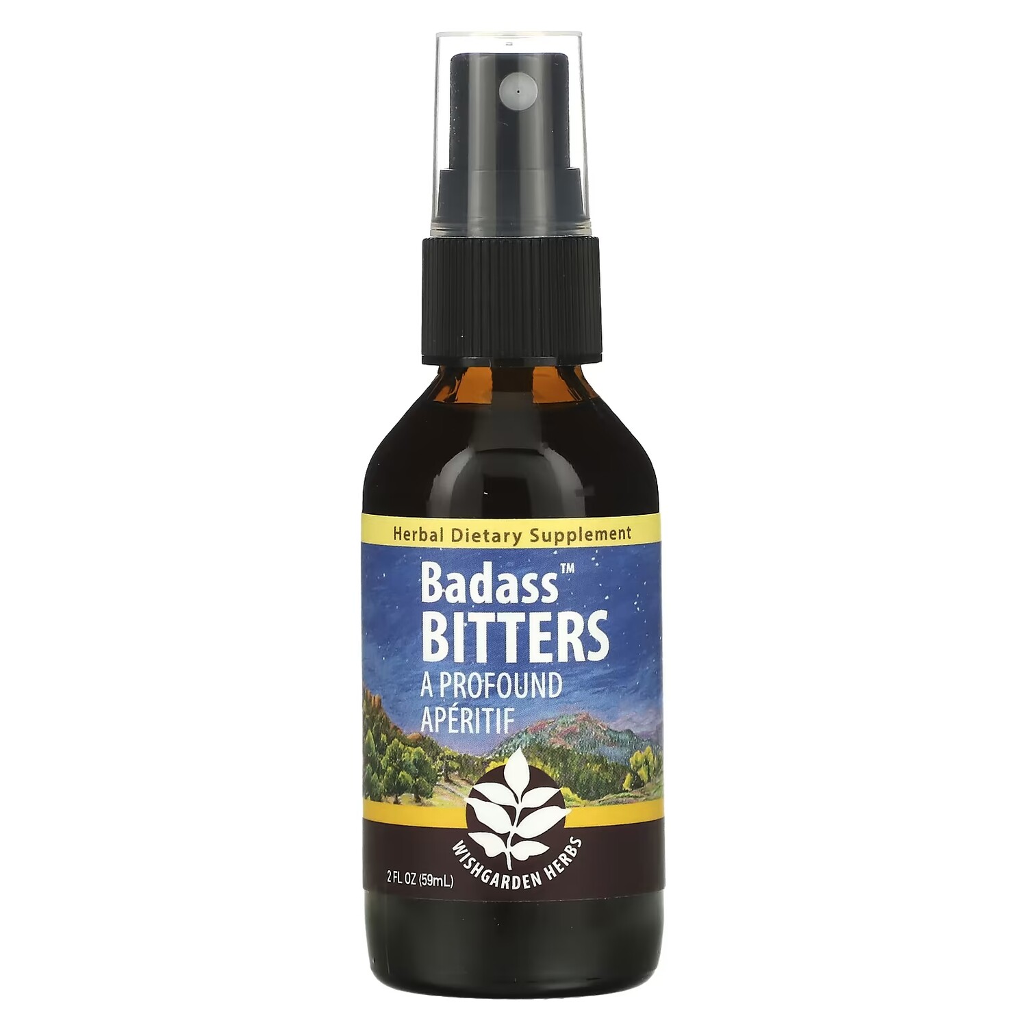 

Добавка WishGarden Herbs Badass Bitters глубокий аперитив, 59 мл