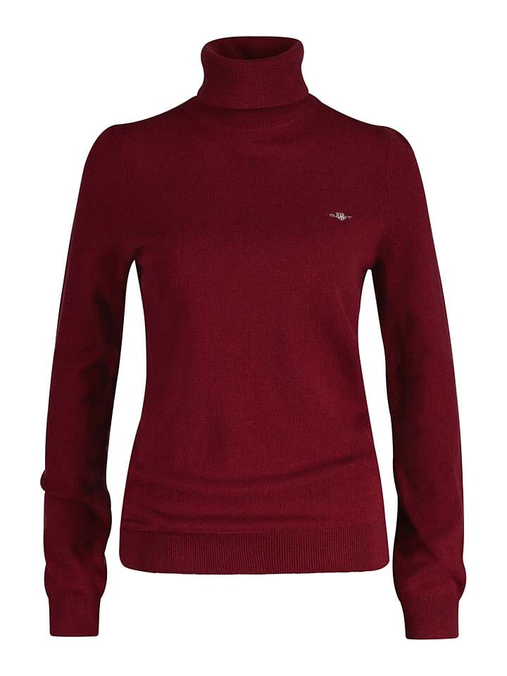 

Пуловер Gant Wollrollkragenpullover, бордо
