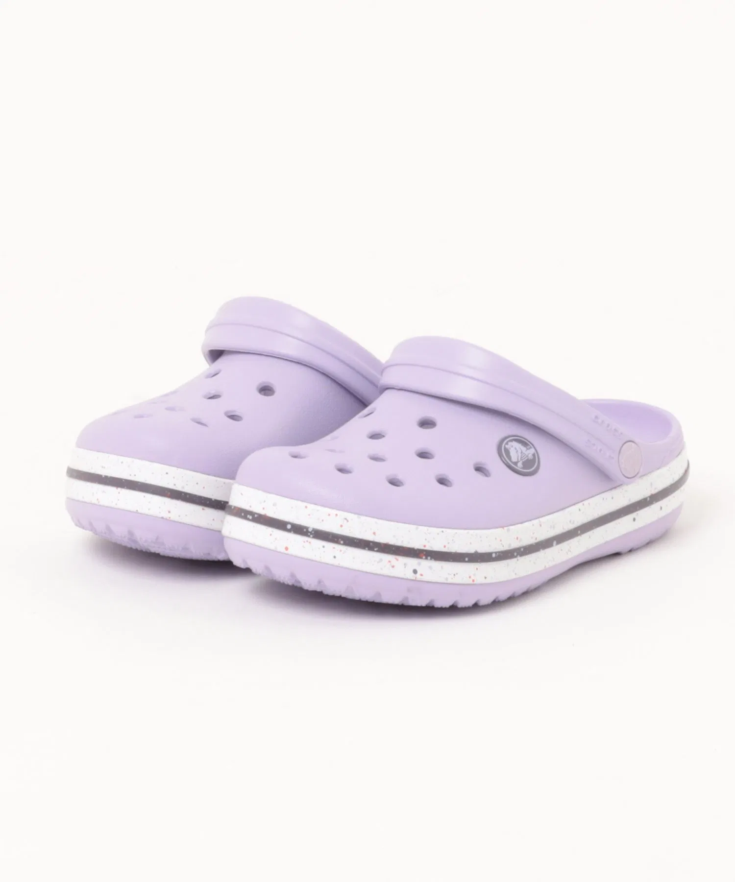 Детские сандалии Crocs Speckled Clog K лавандовые