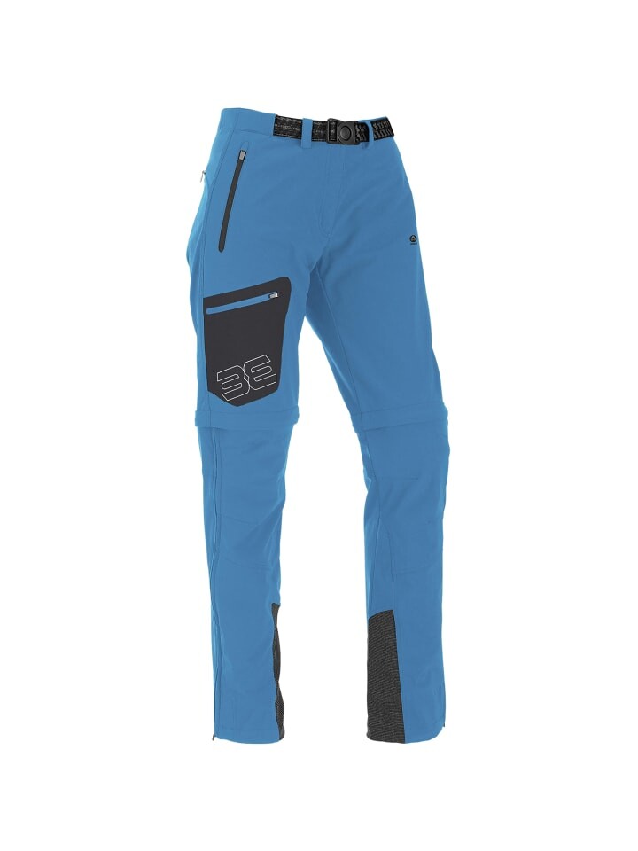 

Спортивные и уличные брюки Maul Sport T-Zip Wanderhose Oakville mit Logo, цвет Royal Blau