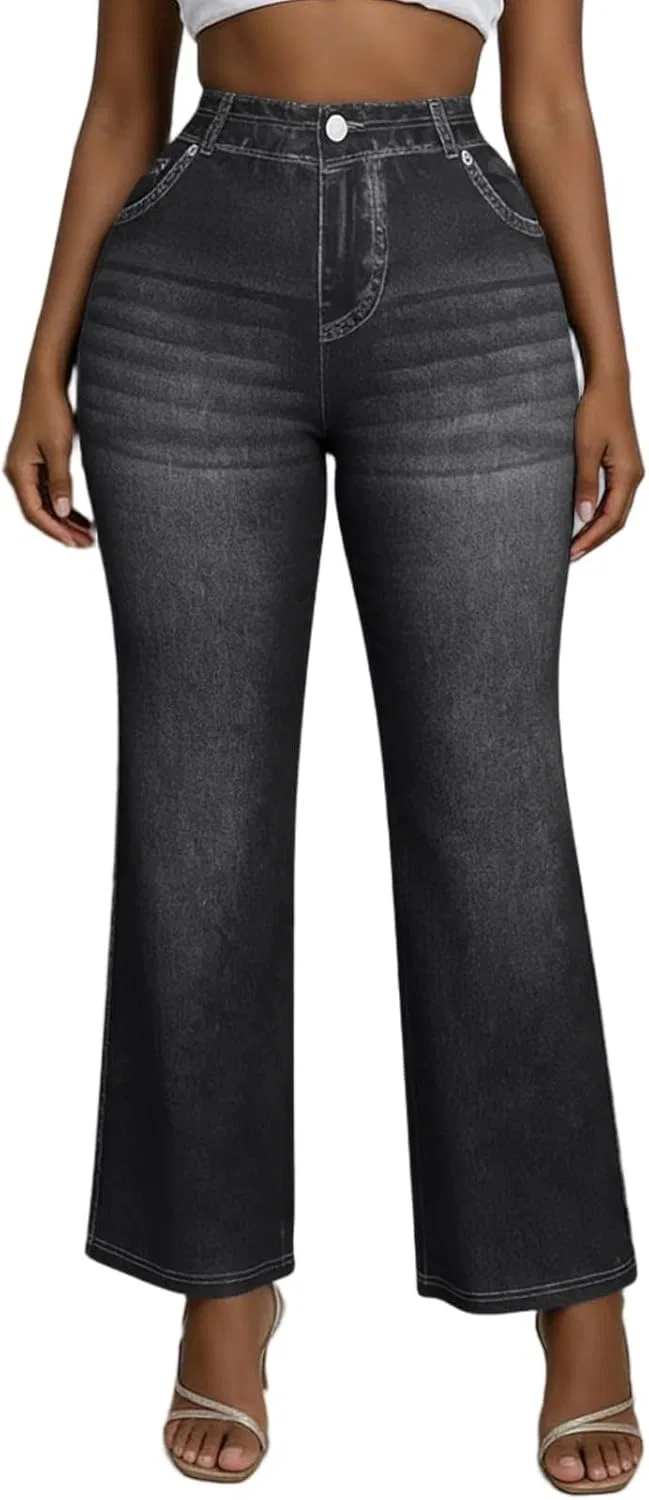 Джинсы Flare Jeggings, Dark Gray