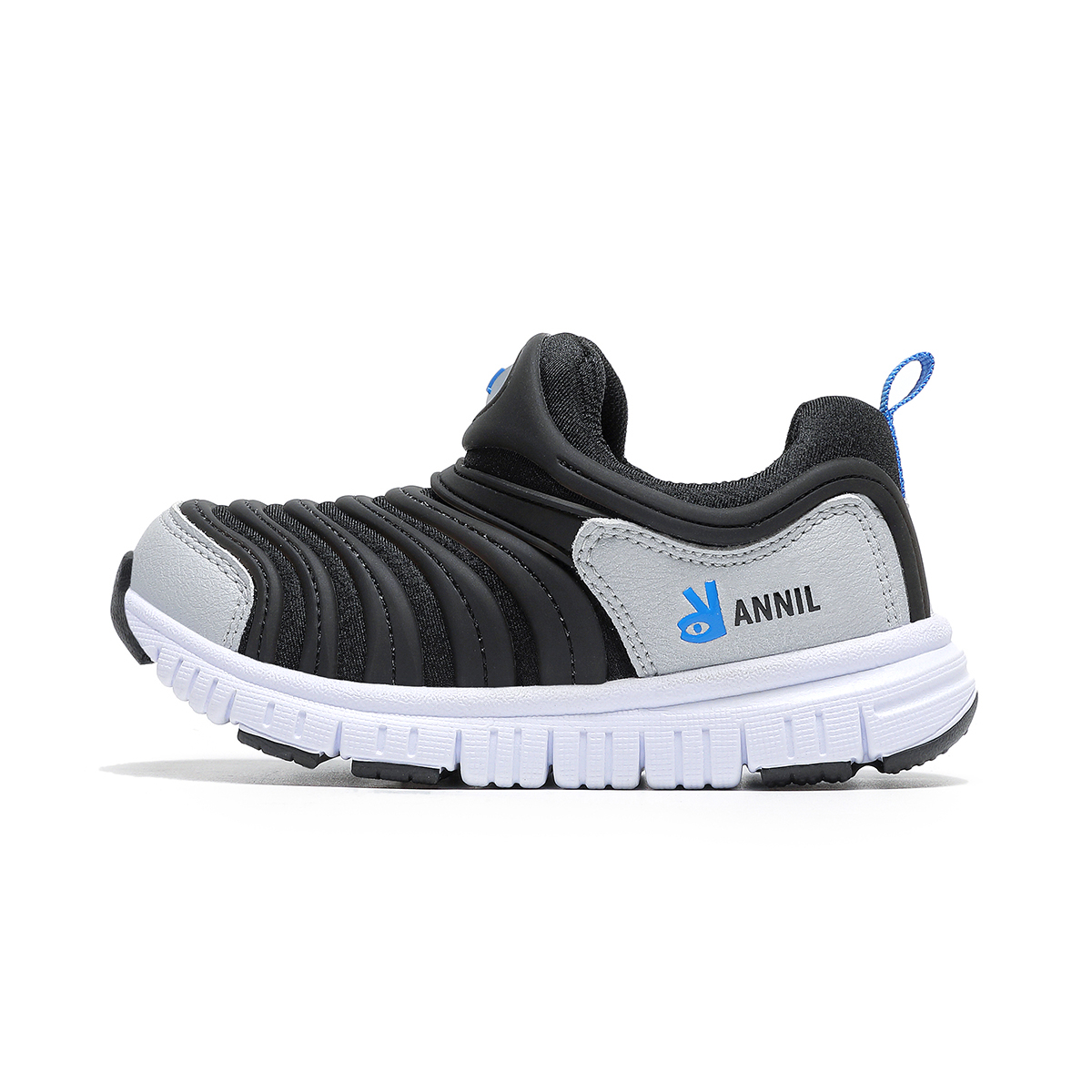 

Slip Resistant Abrasion Resistant Low top Casual Shoes Kids' Annil, черный[consider 1 size up]