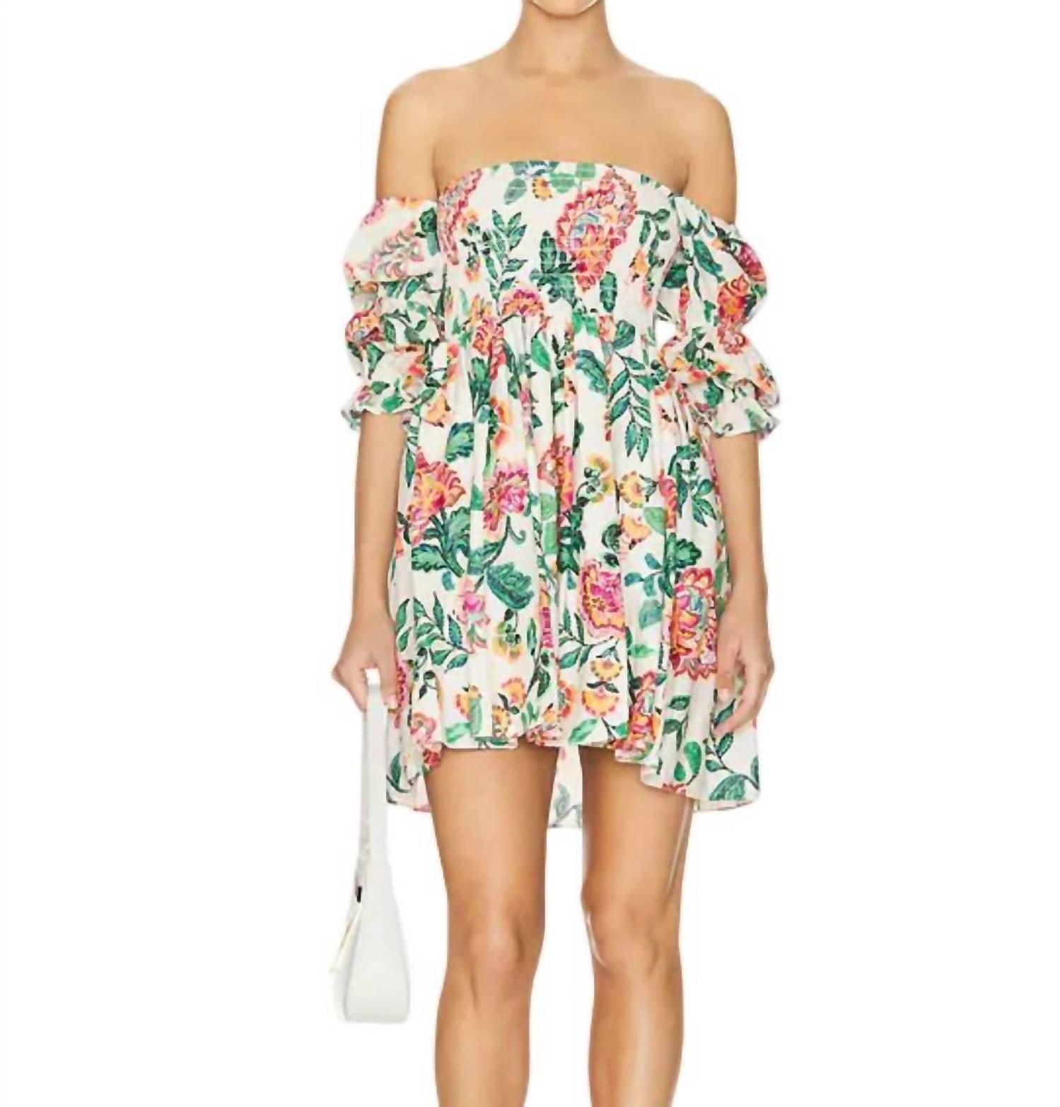 

Платье Zadie в цветочек с узором пейсли Malika Misa Los Angeles, цвет malika paisley floral