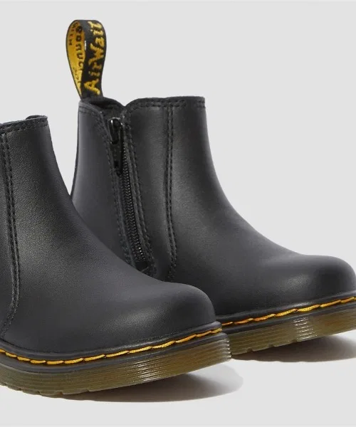 Ботинки Dr. Martens 2976 Chelsea для детей, чёрные — фото 3