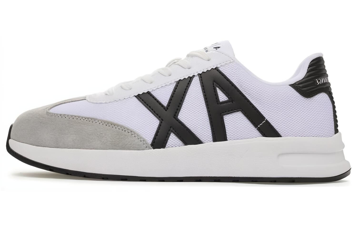 

Кроссовки EMPORIO ARMANI Lifestyle Shoes Men Low-top Gray/White, серый/белый