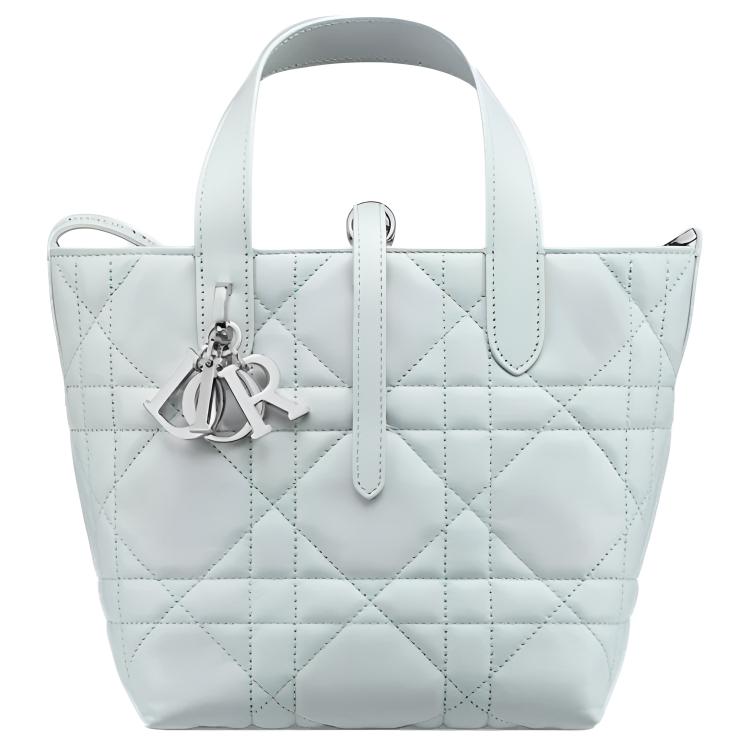 

DIOR Маленькая женская сумка toujours из телячьей кожи blue