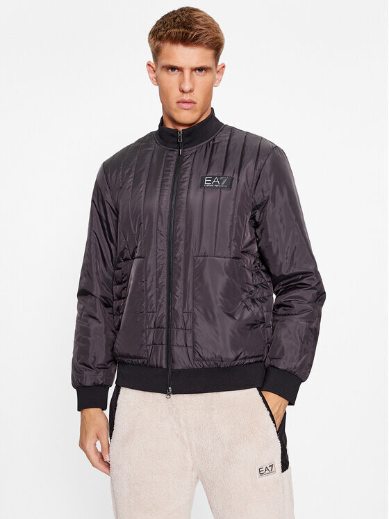 

Пуховик стандартного кроя Ea7 Emporio Armani, черный