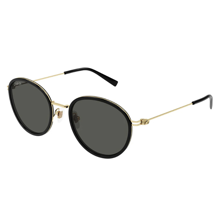 

GUCCI Солнцезащитные очки с переплетающимися дужками, Gold