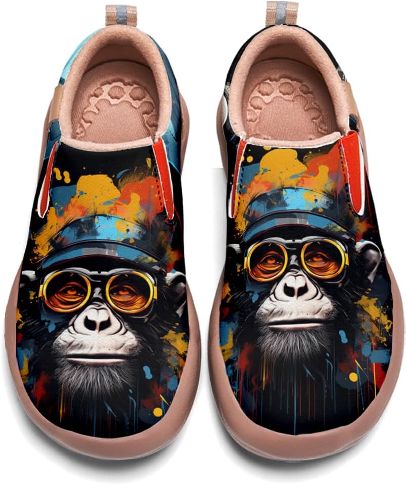 

Мужские повседневные лоферы для ходьбы, слипоны, легкие спортивные туфли, механический стиль, кроссовки с рисунком животных Onehorse, Mechanical Organisms - N25