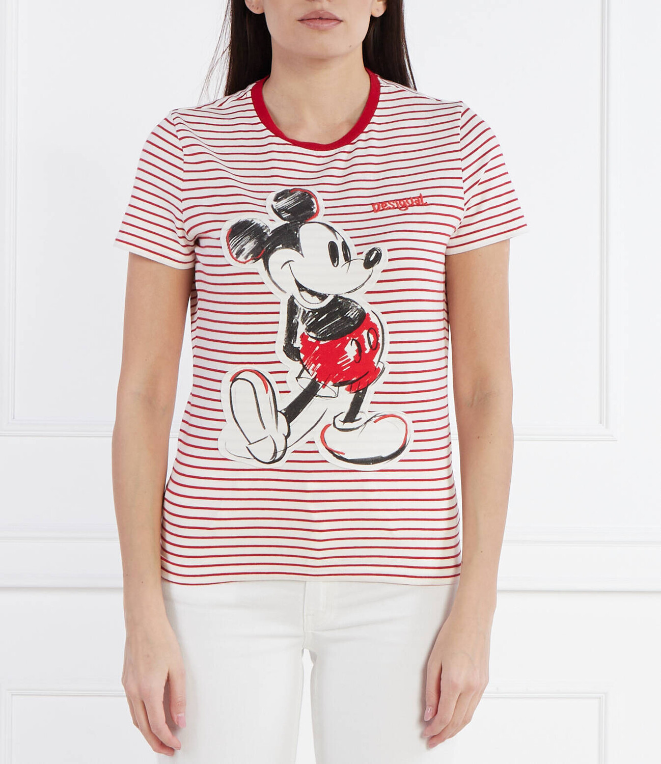

Футболка Desigual DESIGUAL X MICKEY MOUSE Regular Fit, красный