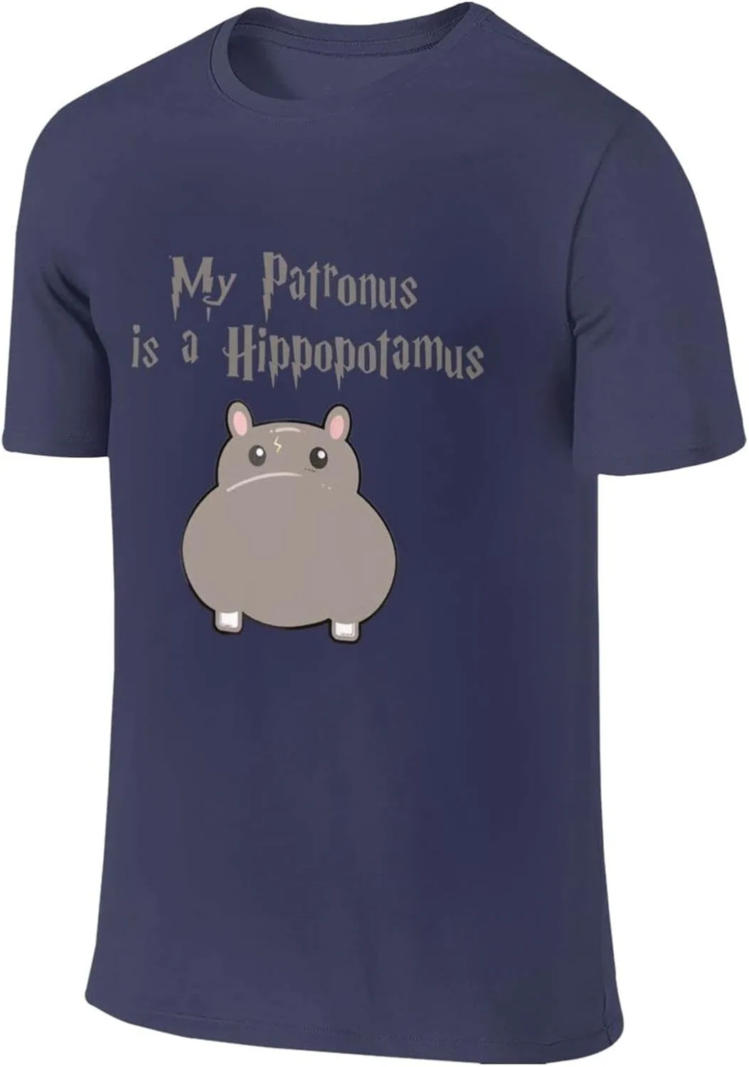 

SEAEAGLE My Patronus is A Hippopotamus мужская футболка с коротким рукавом