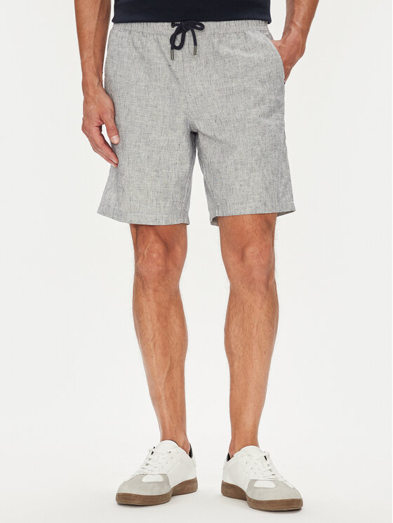 

Шорты из ткани slim fit MUP4050 U.S. Polo Assn., синий