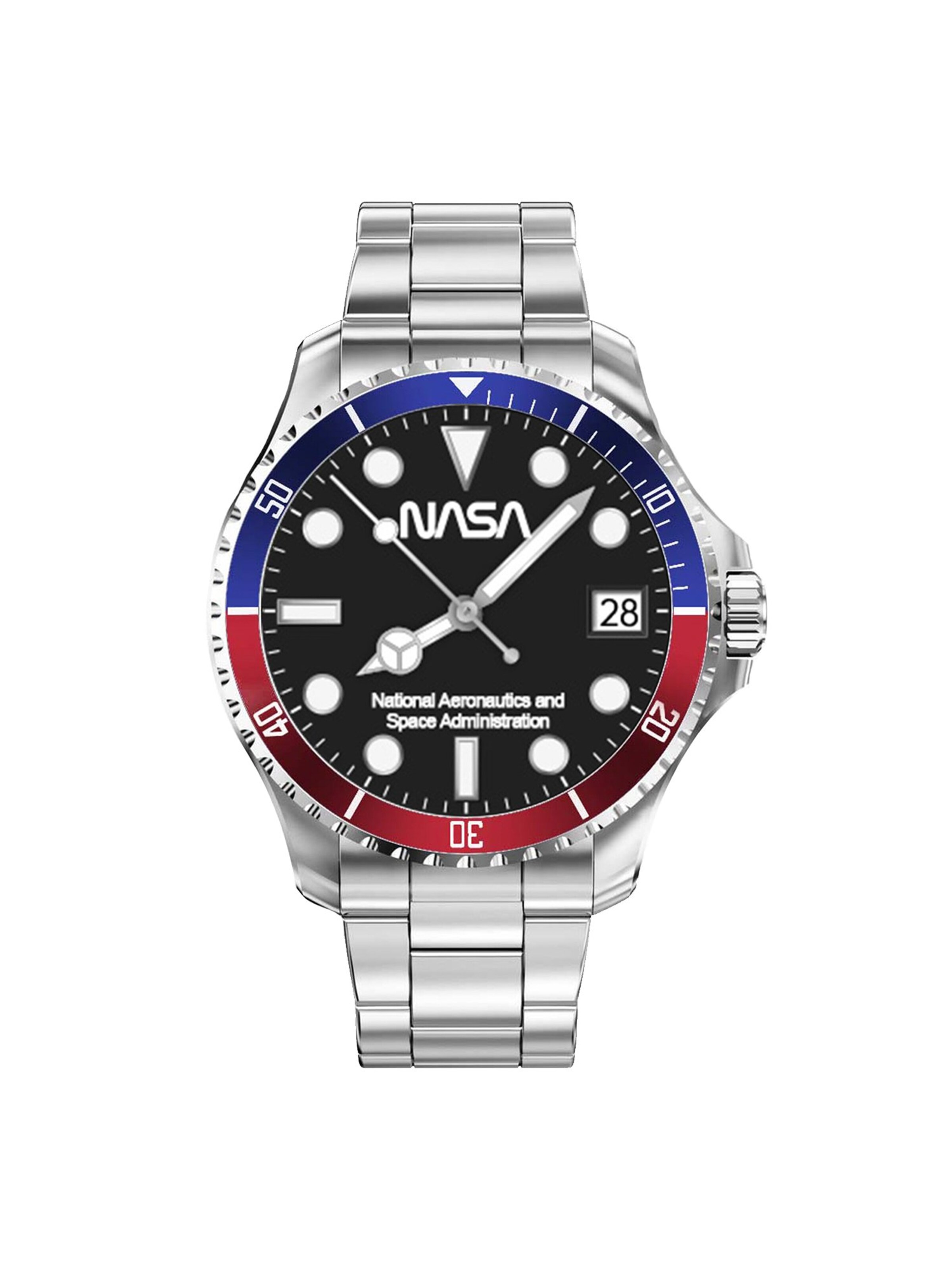 

NASA Цифровые часы 'Statement' в серебристом цвете