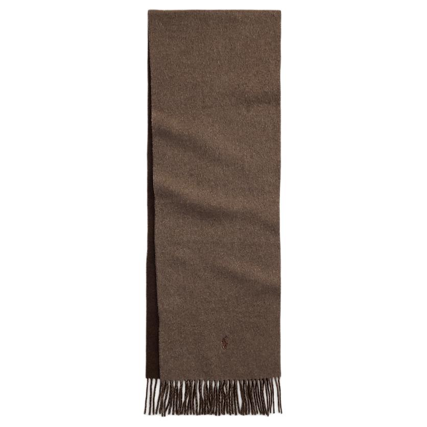 

Polo Ralph Lauren Шерстяной вязаный шарф женский коричневый, Brown