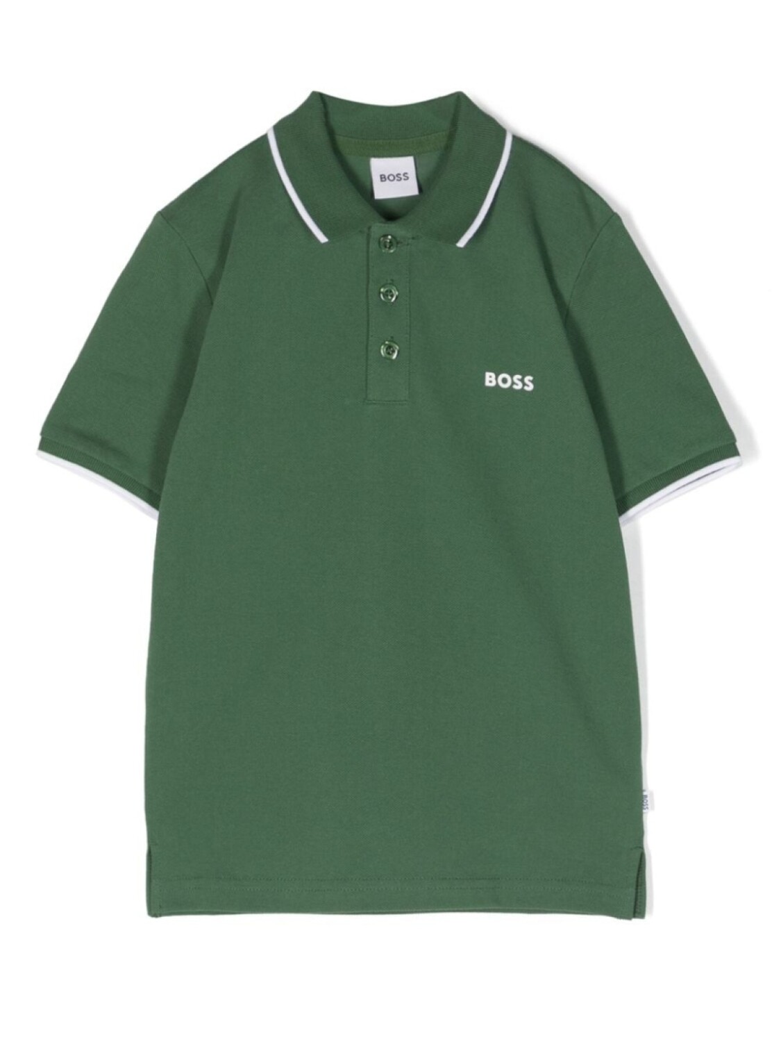 

BOSS Kidswear рубашка поло с логотипом, зеленый