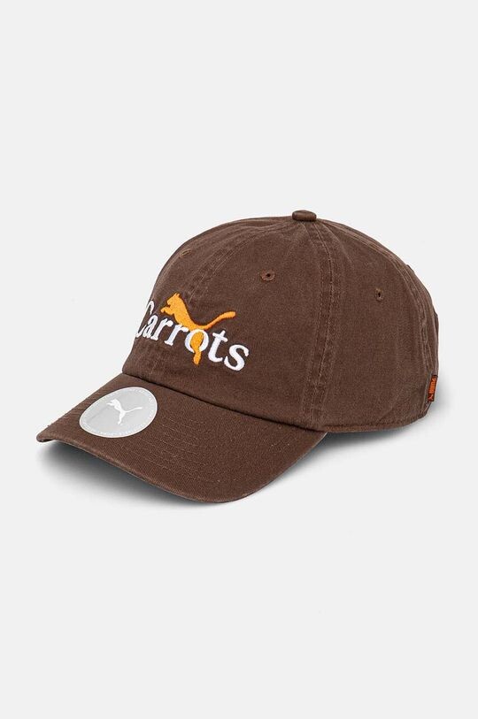 

Бейсболка из хлопка PUMA x CARROTS Dad Cap Puma, коричневый