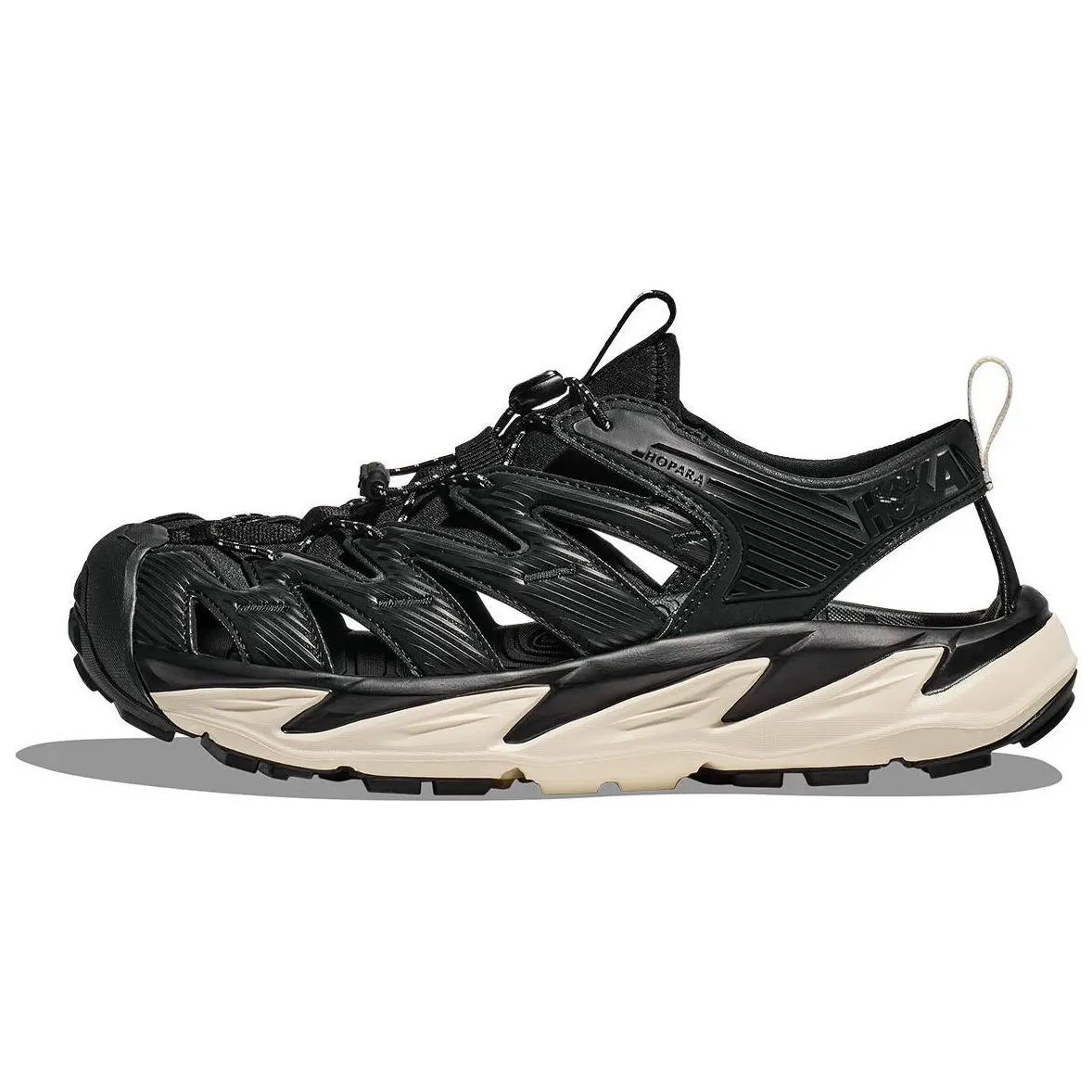

HOKA ONE ONE Хопары черный алебастр — черный/слоновая кость белый, цвет Black/Ivory White