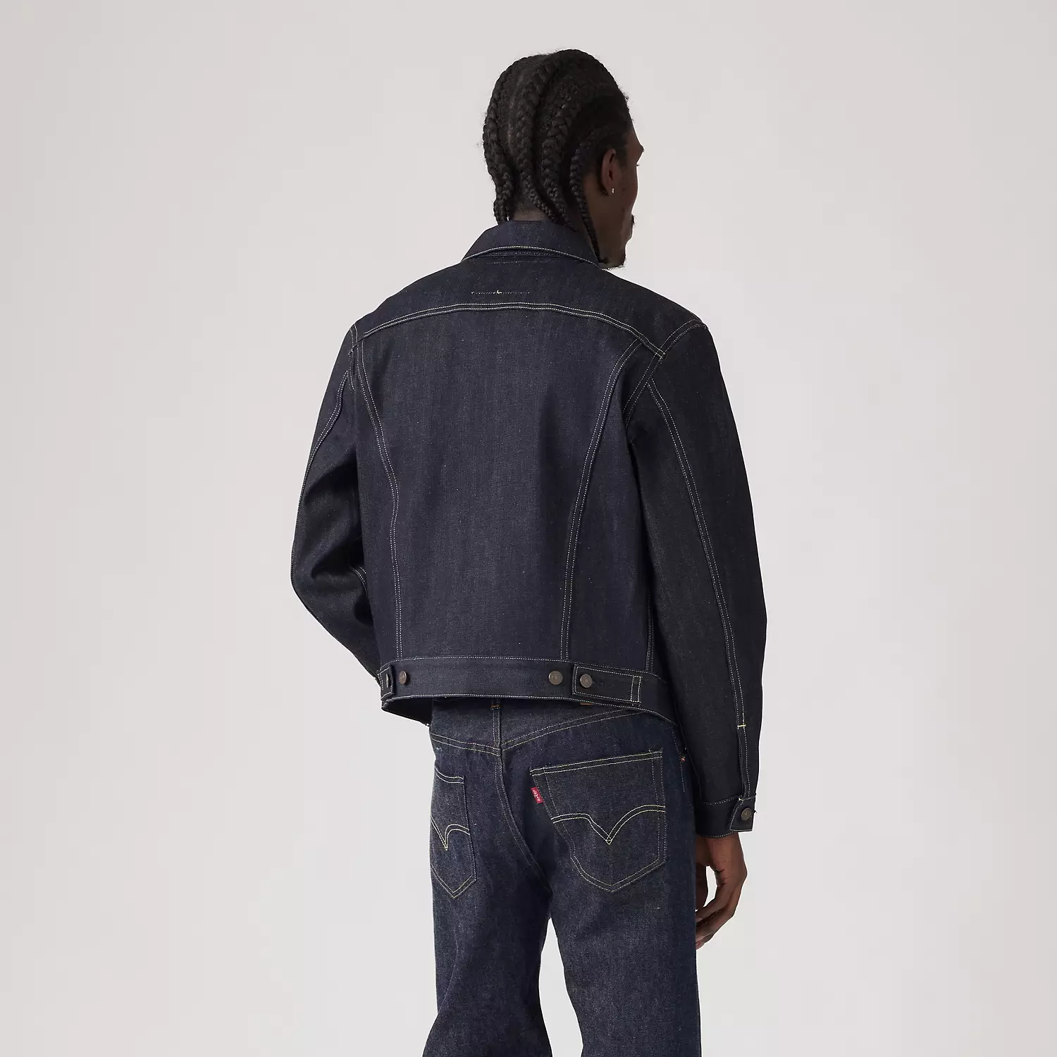 1961 557 Куртка дальнобойщика Levi's, цвет Organic - Dark Indigo — фото 3