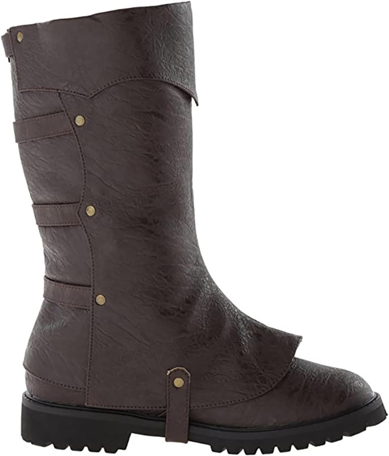 

Мужские пиратские ботинки DHAEY средневекового и ренессансного стиля, круглый носок, низкий каблук