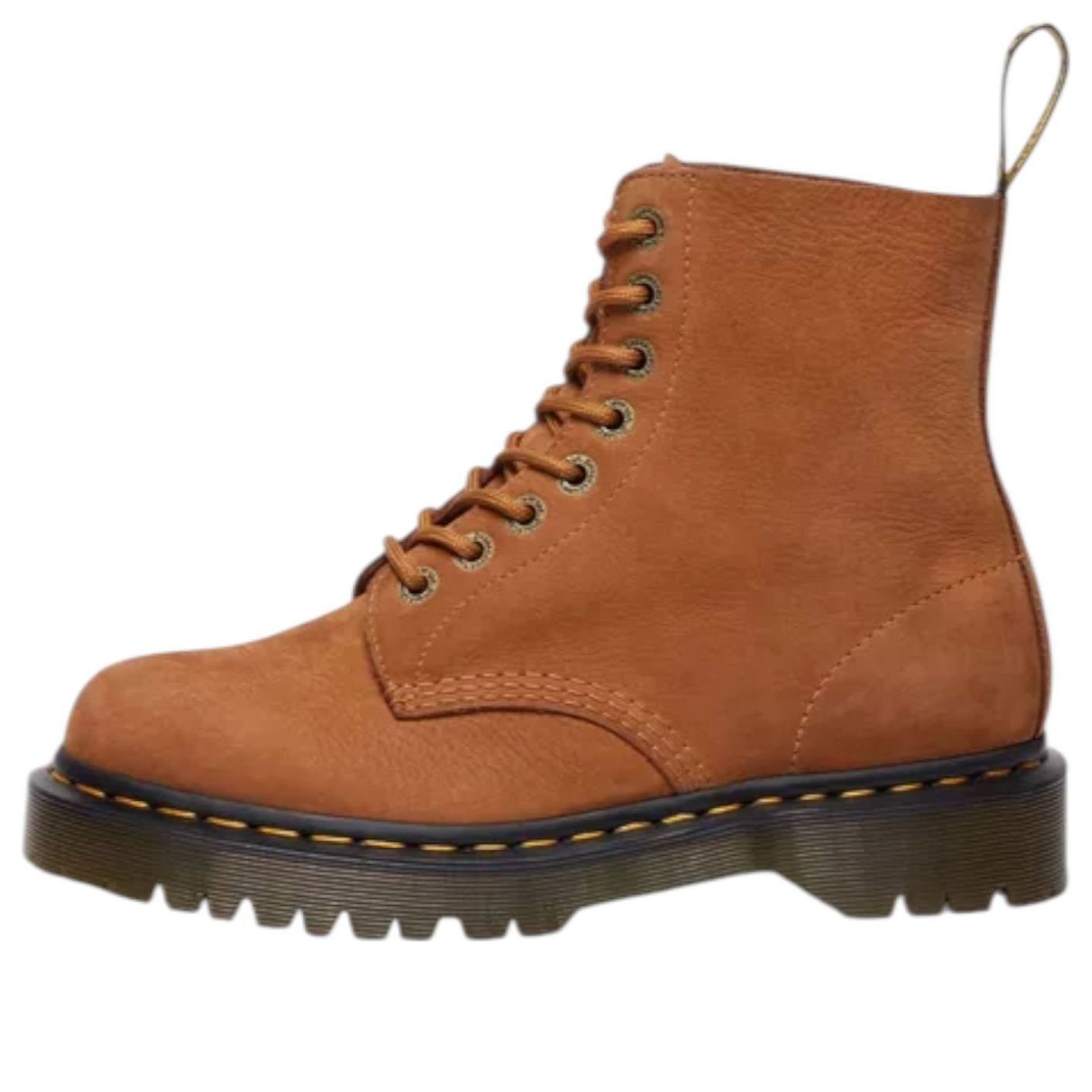 Ботинки Dr. Martens 1460 Pascal Bex из мягкой нубуковой кожи на шнуровке, цвет «Пустынный коричневый»