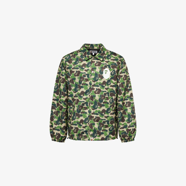 

Куртка Camo NYC Coach из нейлона с принтом A Bathing Ape, зеленый