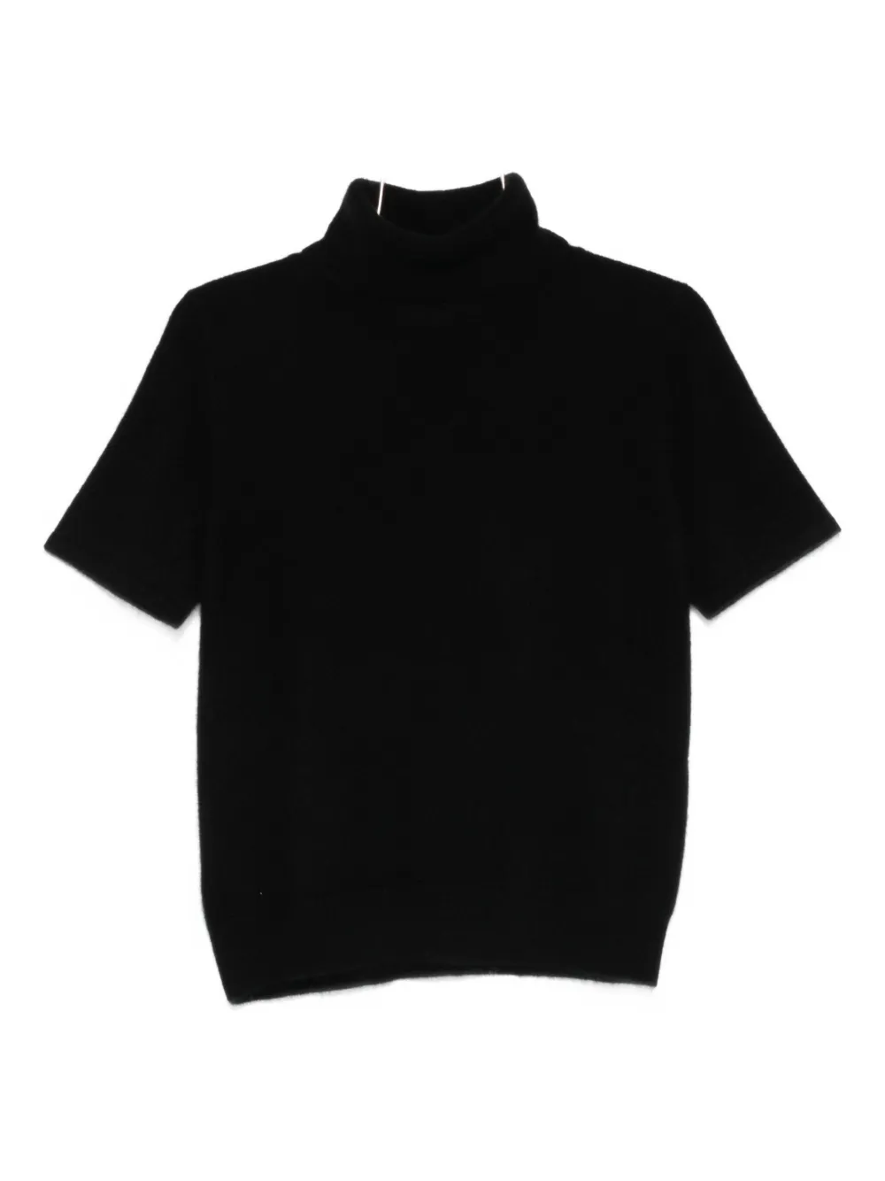 

Топ с короткими рукавами и воротником-гольф Philo-Sofie, черный