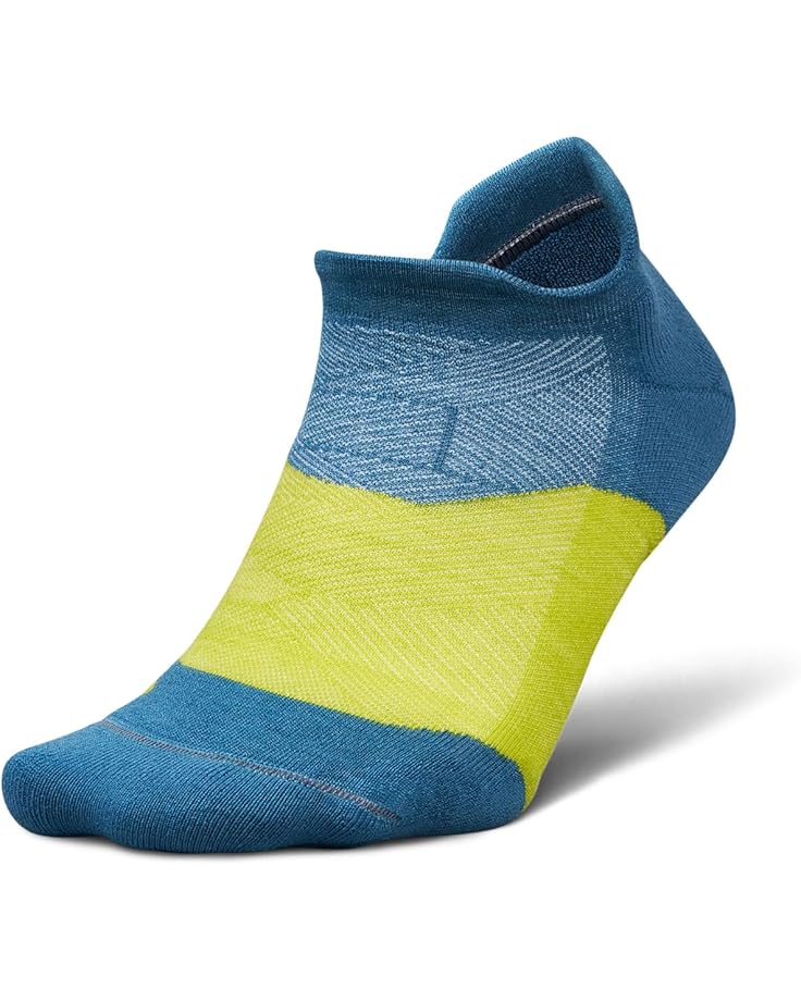 

Носки Feetures Merino 10 Max Cushion No Show Tab, цвет Elemental Blue
