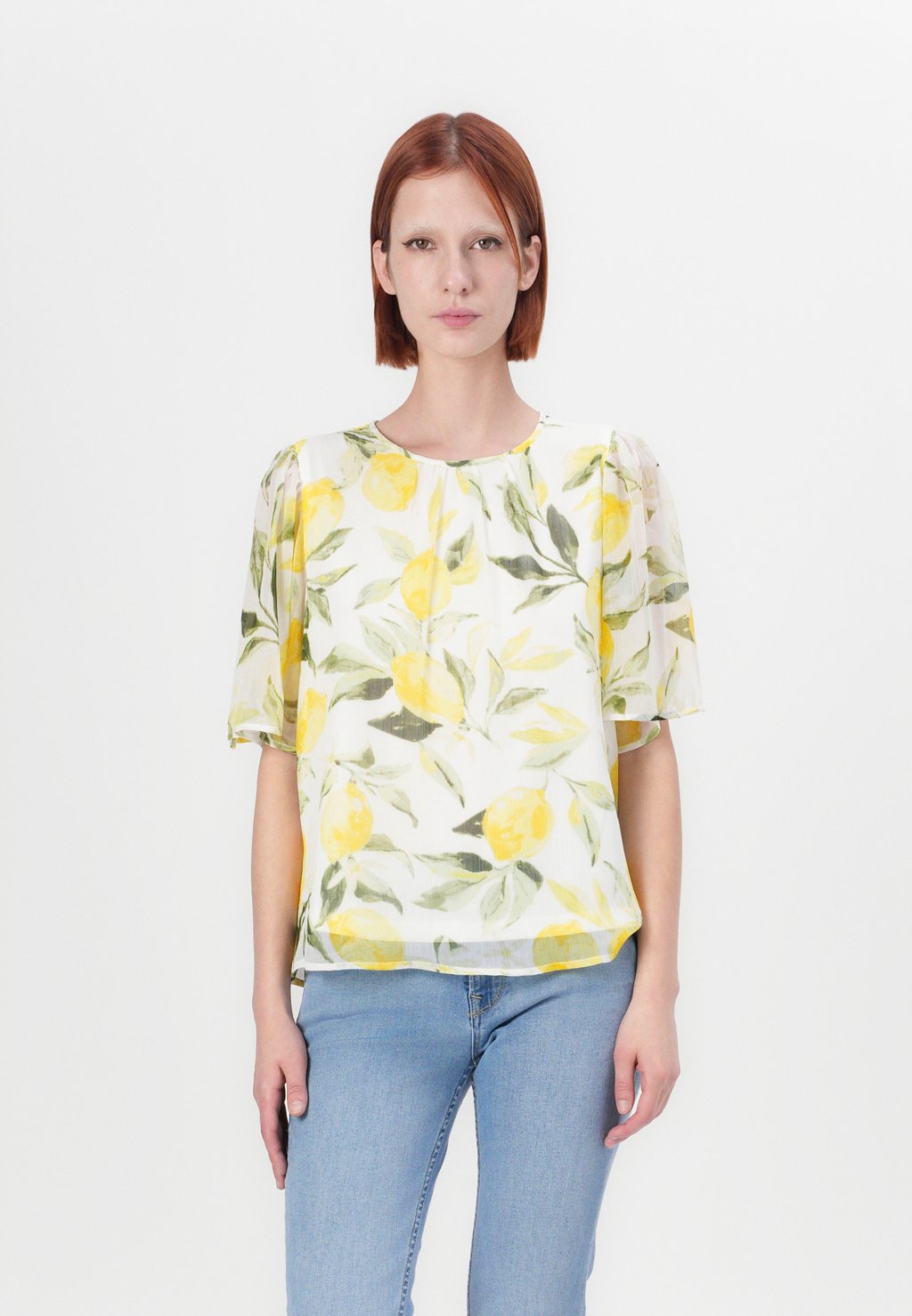 

Блуза VMIBBI O NECK Vero Moda, белый