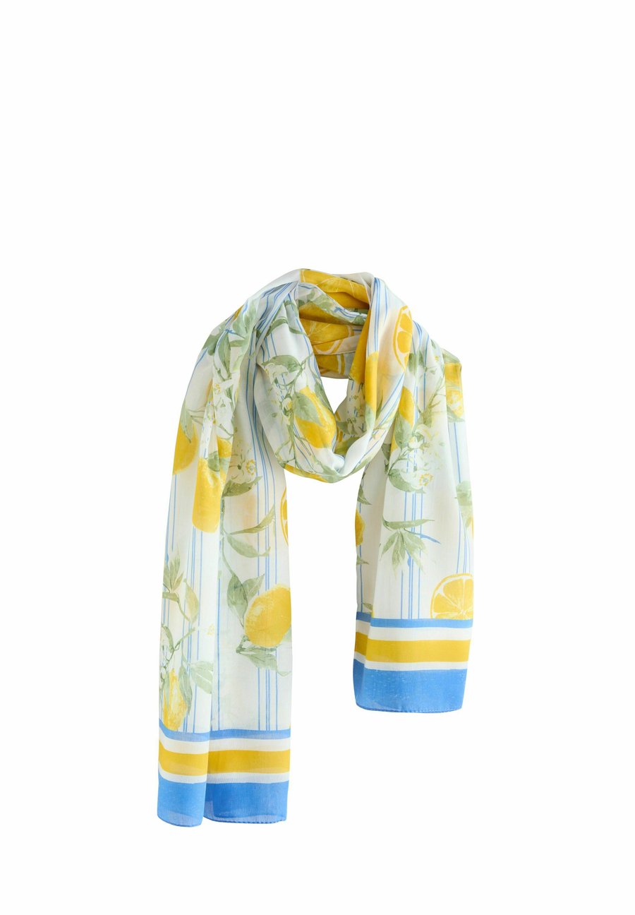 

Шарф Next LIGHTWEIGH, Blue/White Stripe With Lemon Motif/Blue