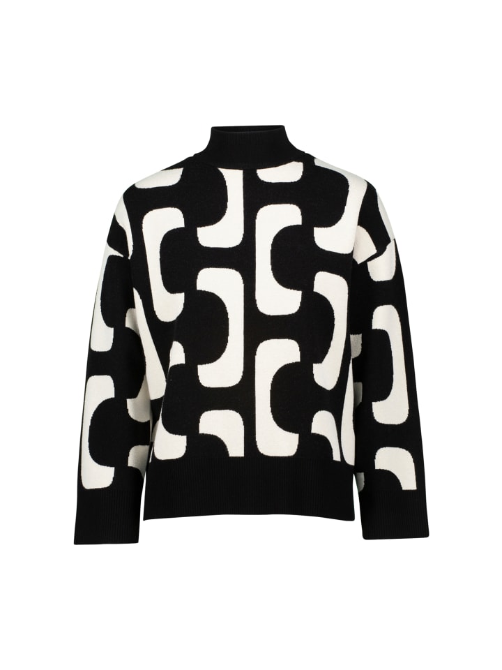 

Zero Свитер с вязаным узором, цвет BlackCream