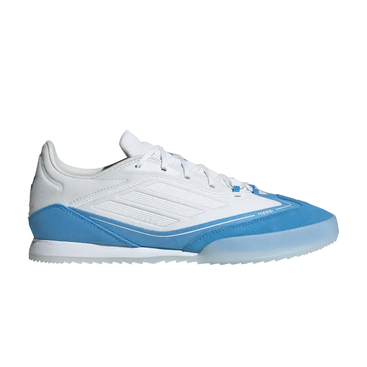 

Кроссовки Messi Adizero F50 Freestyle, цвет White Blue Burst, Белый, Кроссовки Messi Adizero F50 Freestyle, цвет White Blue Burst