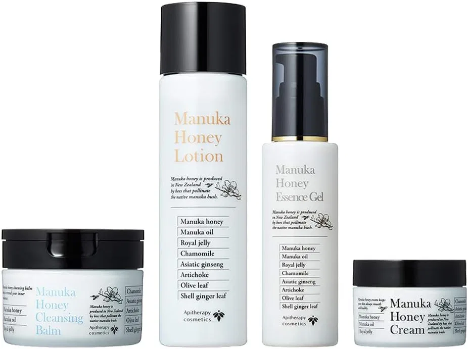 Набор для ухода за кожей лица Manuka Honey Series 4 Piece Set Yamada Bee Farm