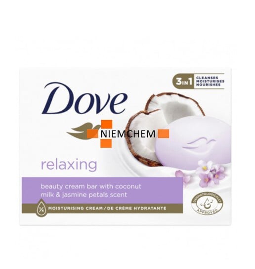 Расслабляющее мыло 3в1 «Кокосовое молоко и жасмин», 90 г Dove, Unilever — фото 2