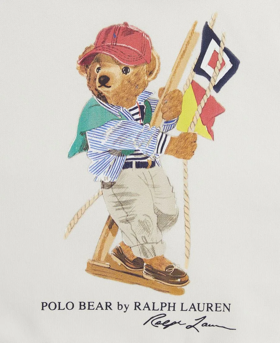 Детская толстовка с длинными рукавами (для мальчиков 2-7 лет) Polo Ralph Lauren, белый — фото 3