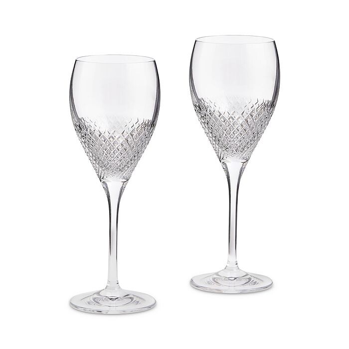 

Бокалы Wedgwood Vera Wang с бриллиантовой мозаикой, набор из 2 шт, белый