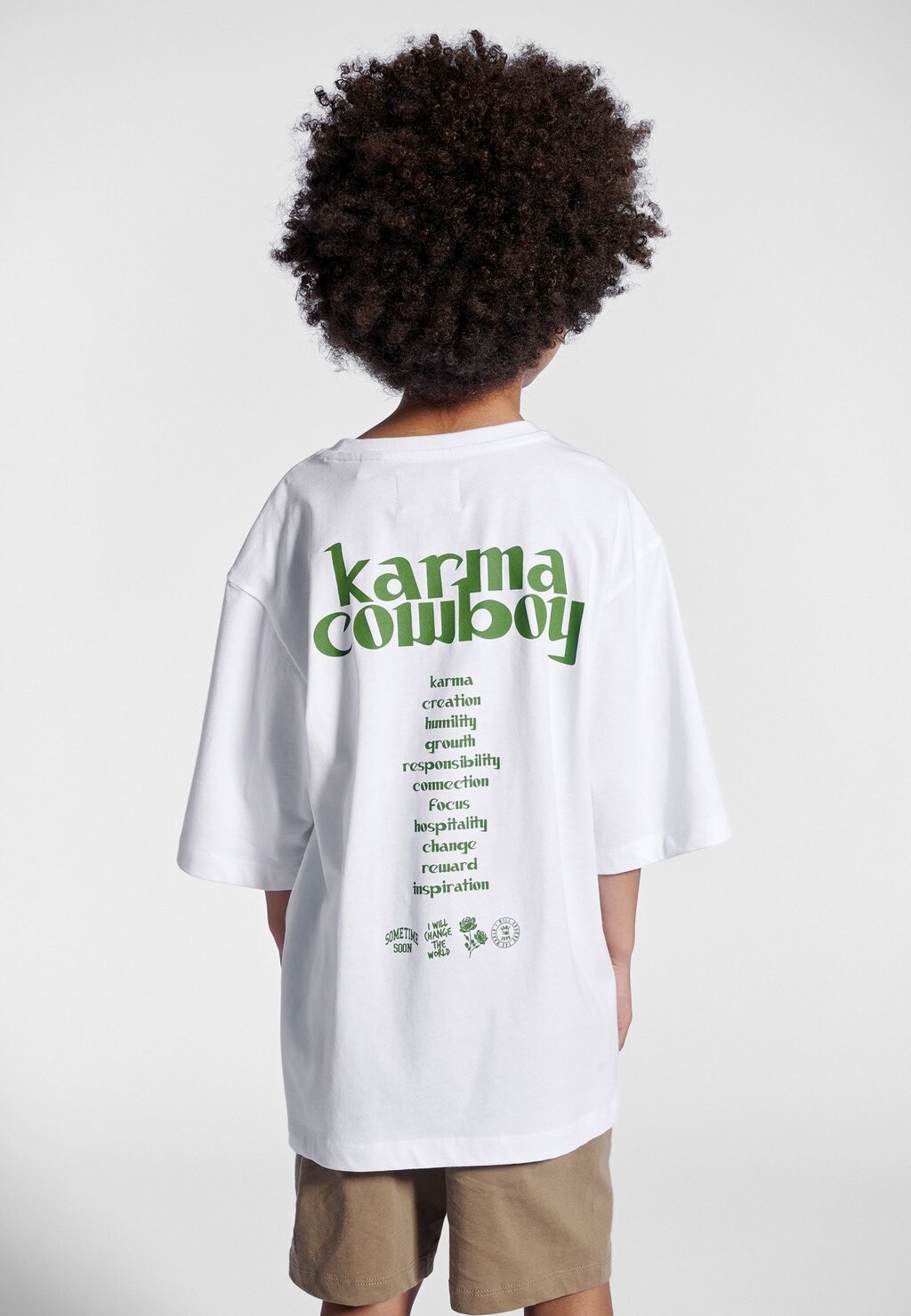 

Футболка с принтом KARMA Sometime Soon, белый