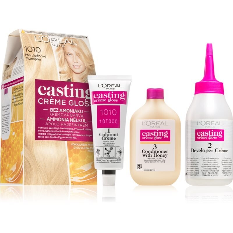 

Краска для волос L'Oreal Paris Casting Creme Gloss оттенок 1010 Марципан 1 шт L’Oreal Paris