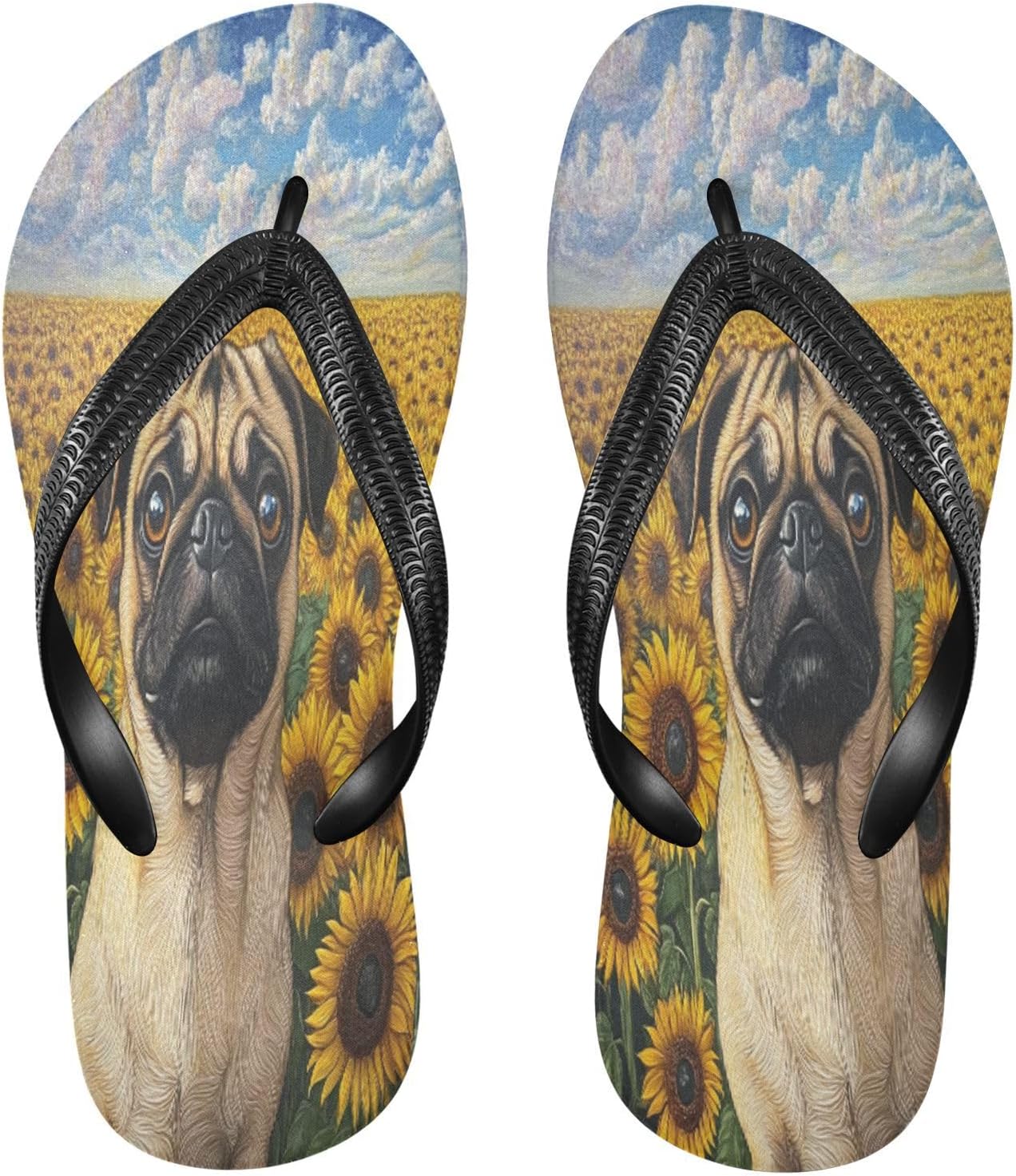 

Мужские и женские шлепанцы с подсолнухами, желтые пляжные вьетнамки для душа, резиновые нескользящие летние тапочки для ходьбы Sinestour