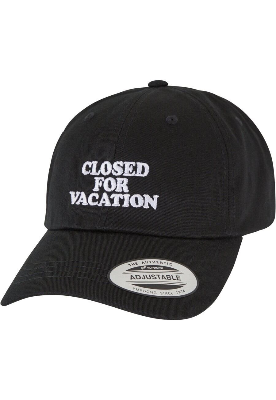 

Бейсболка Mister Tee Cap Closed For Vacation, черный