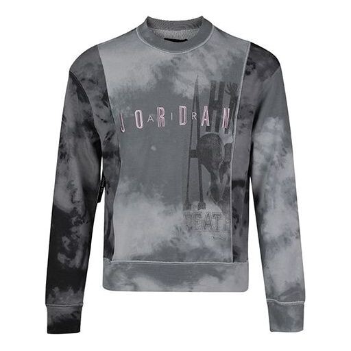

Толстовка Air Jordan Sport DNA Embroidered Camouflage Sweatshirt For Men Grey/Purple, серый