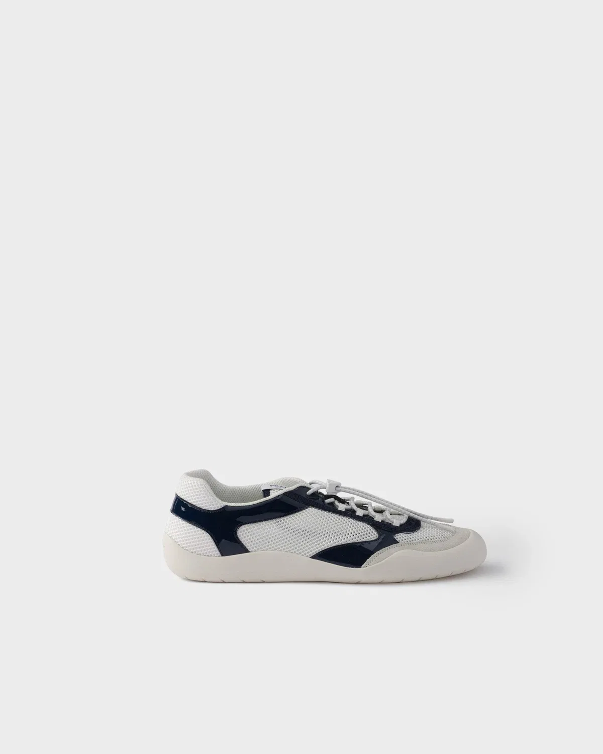 Кроссовки Speedrock из лакированной кожи и сетчатой ткани Prada, синий — фото 2