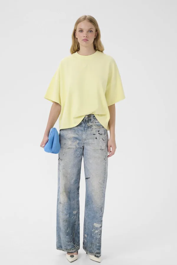 

Футболка jio, базовая футболка Gestuz, Luminary Washed, Серый, Футболка jio, базовая футболка Gestuz, Luminary Washed