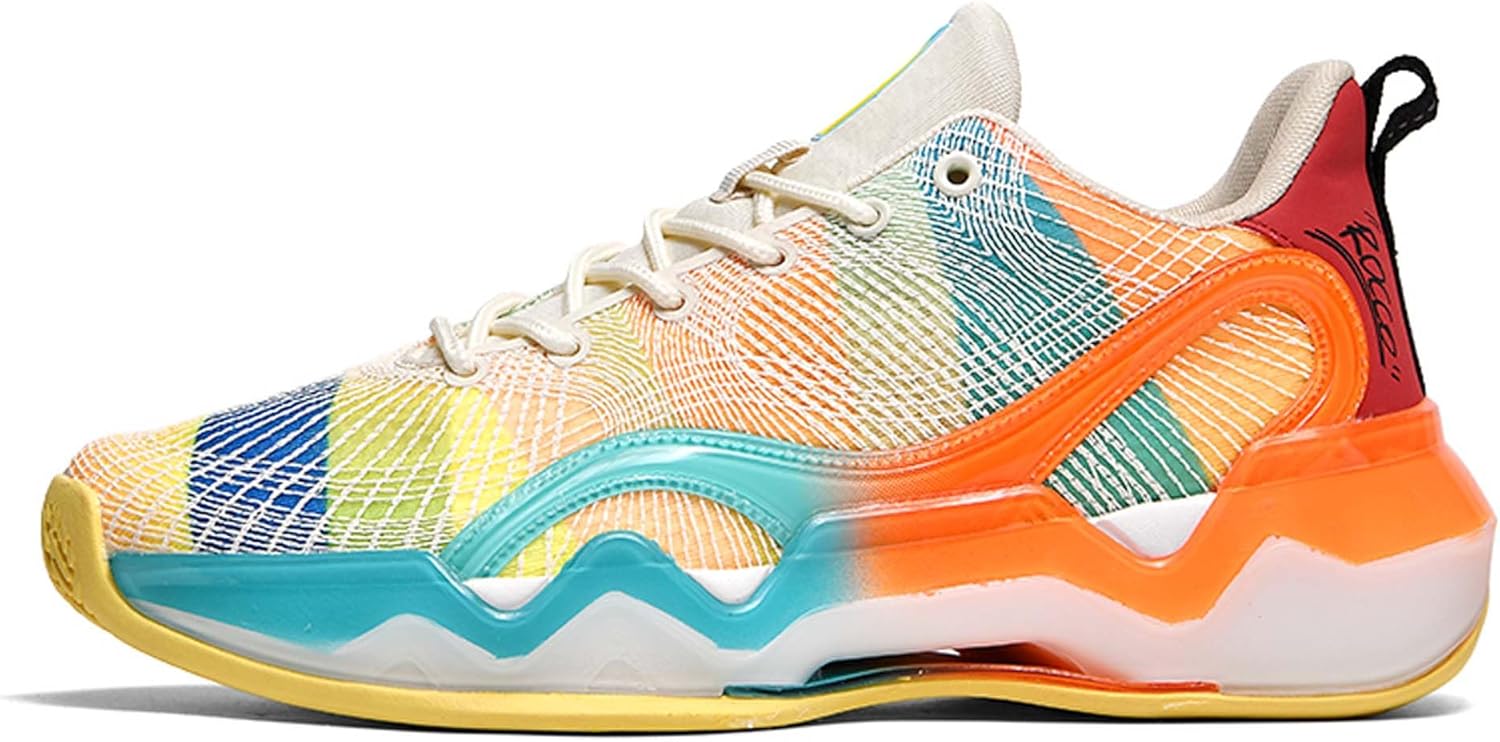 

Мужские спортивные кроссовки с противоскользящей подошвой, легкие и дышащие баскетбольные кроссовки Generic, Seven Colors