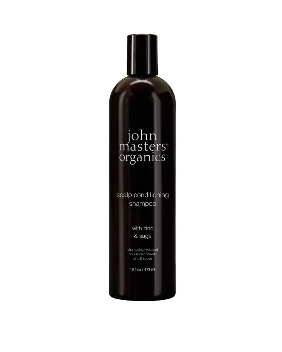 Шампунь для ухода за кожей головы John Masters Organics, 473 мл | Более 70% органических ингредиентов | Против перхоти | Для сухой кожи головы