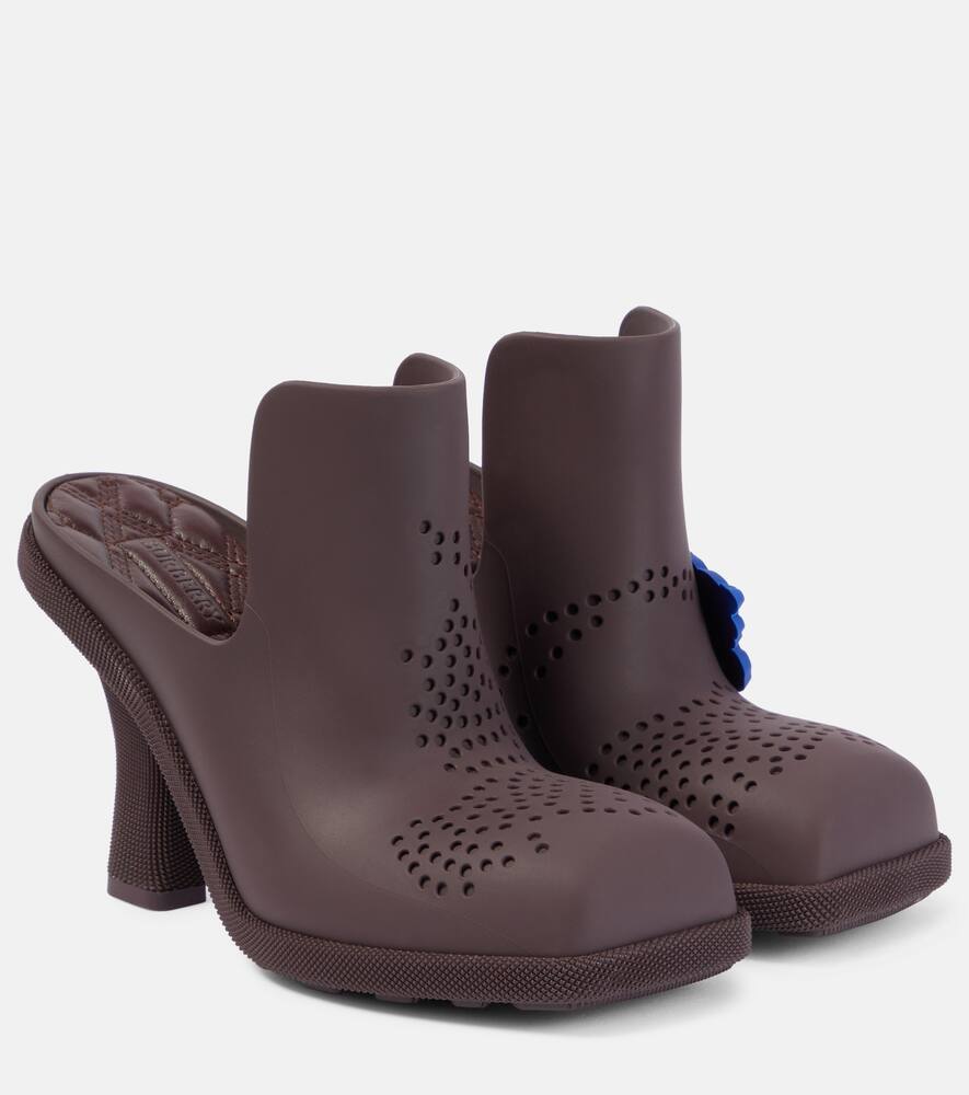 Барбикан ПВХ мюли Burberry, Poison