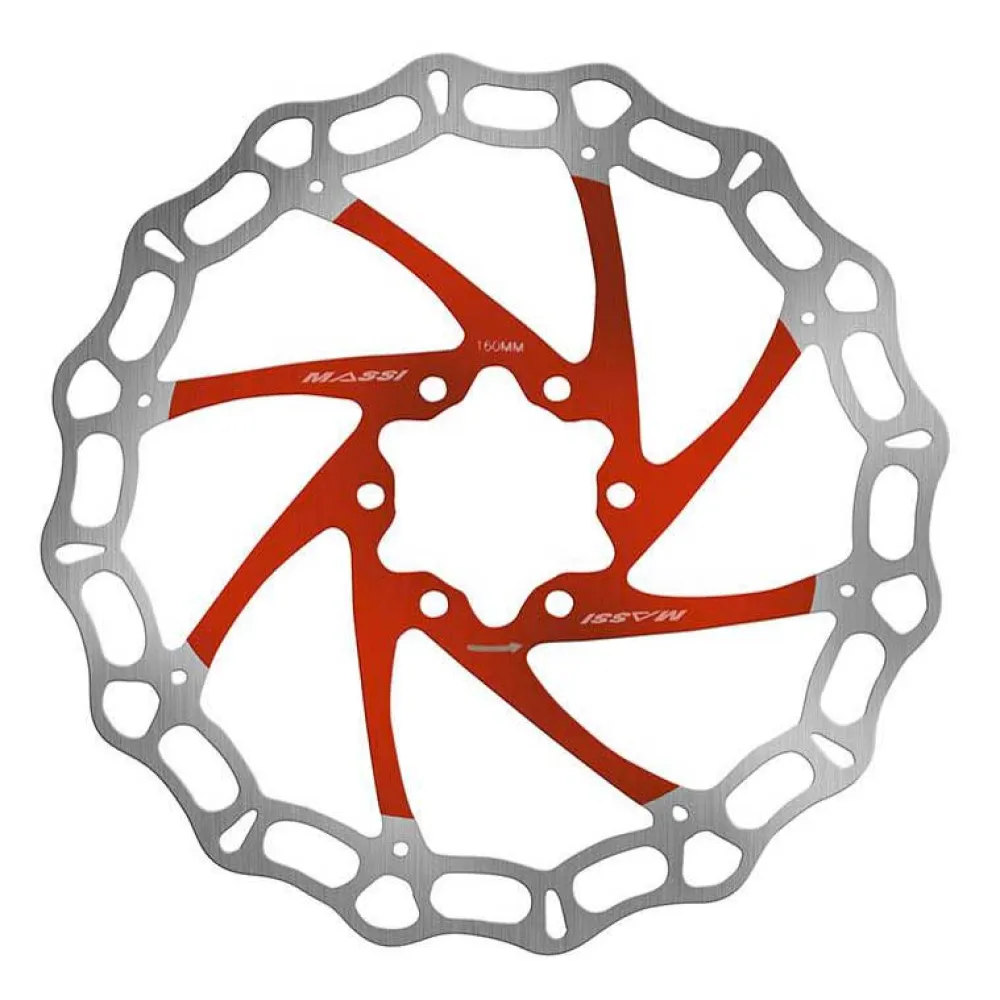 

Тормозной диск MASSI Disc Ultralight 160 mm, красный
