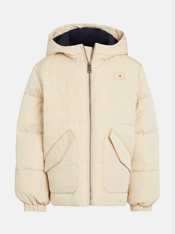 Зимняя куртка regular fit Monotype KB0KB09092 Tommy Hilfiger, бежевый — фото 4