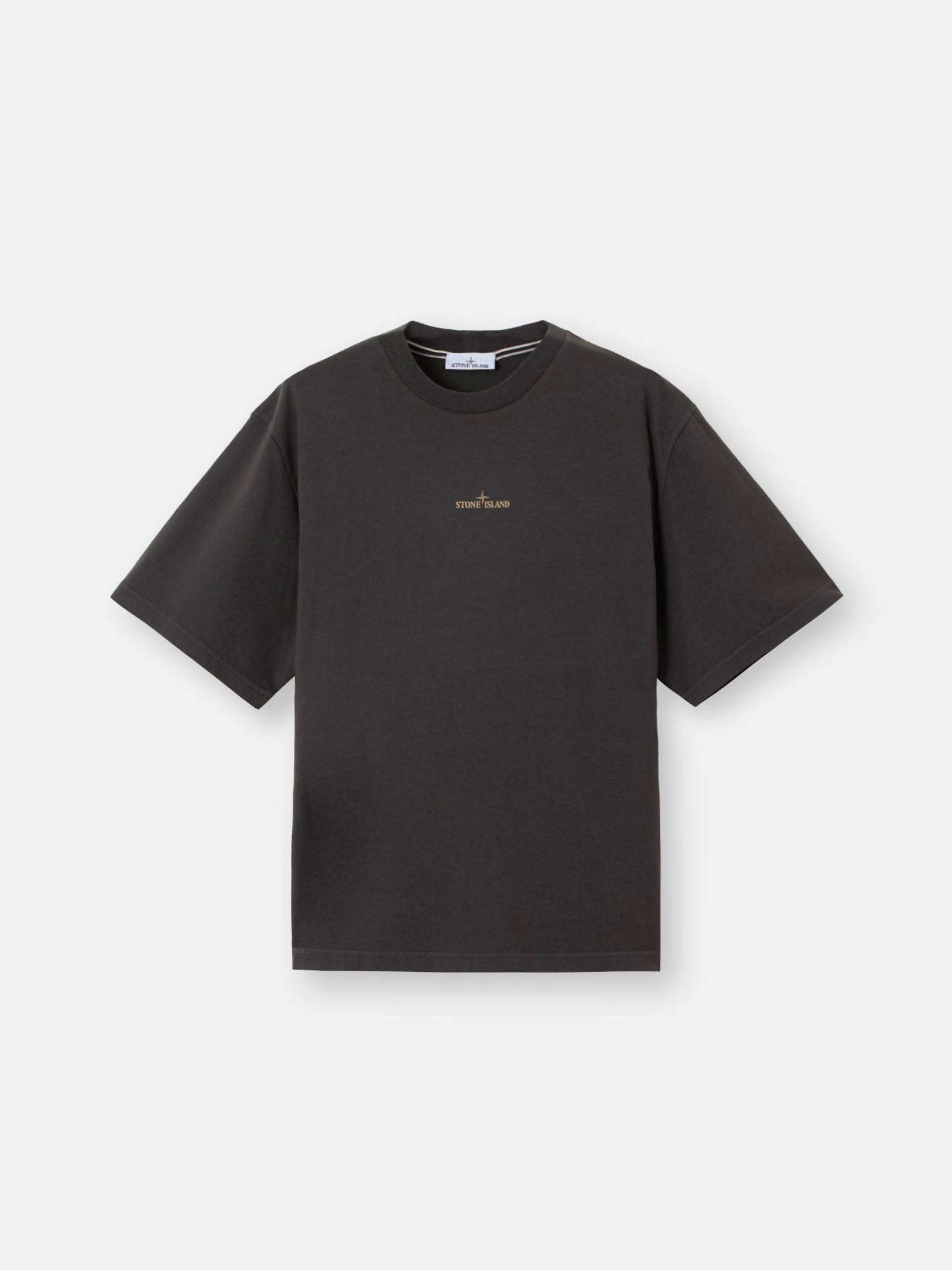 

Футболка прямого кроя с короткими рукавами и принтом Bleeding Numbers Stone Island 2100037 COMBED ORGANIC COTTON JERSEY, Lead Grey