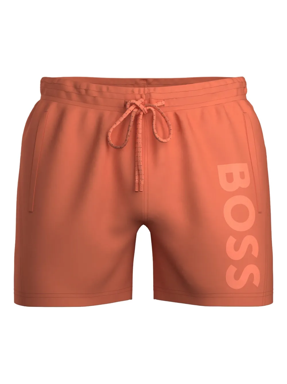 

Шорты с логотипом и кулиской BOSS, оранжевый
